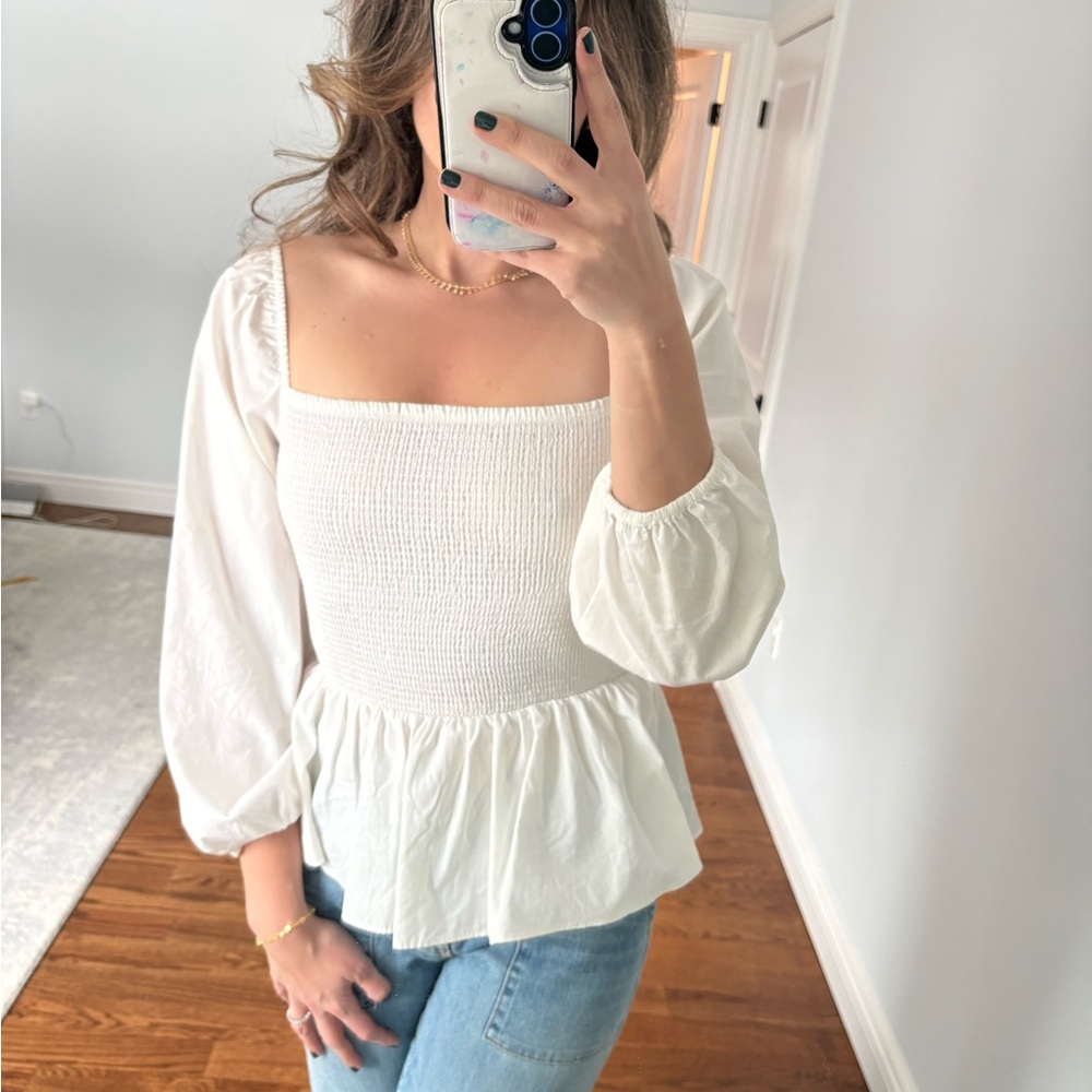 Thomas Maison for J Crew smocked top
